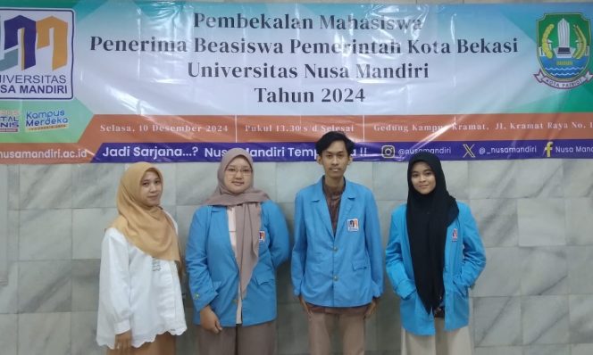 Pembekalan Mahasiswa Penerima Beasiswa Pemerintah Kota Bekasi 2024