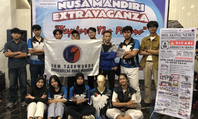 Tampil Spektakuler UKM Taekwondo UNM di Extravaganza Moka Serasi 2024