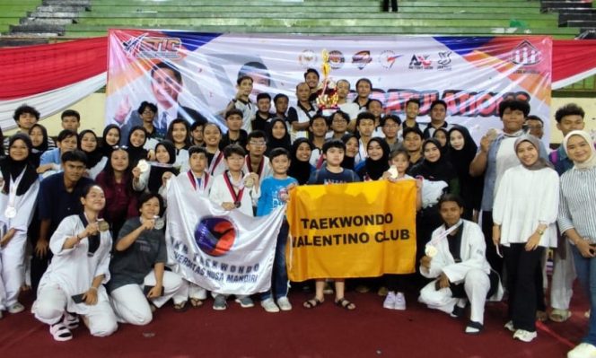 Kolaborasi UKM Taekwondo UNM dan Valentino Club Berhasil Raih Juara Umum di STIC 2024