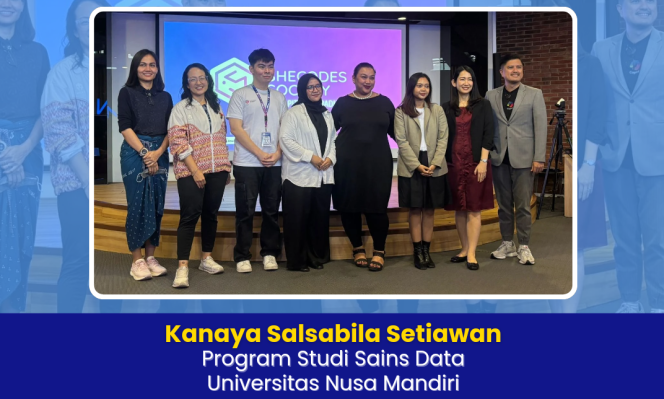 Hebat! Mahasiswi Prodi Sains Data Universitas Nusa Mandiri Juara Final Pitching SheCodes Society Batch 1