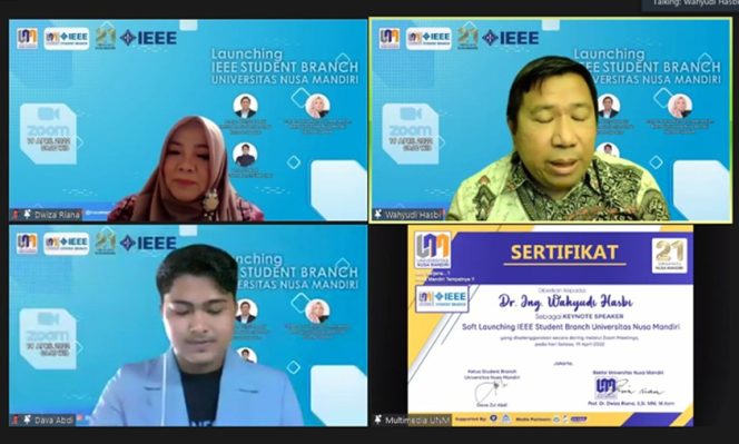 Launcing Student Branch IEEE Universitas Nusa Mandiri