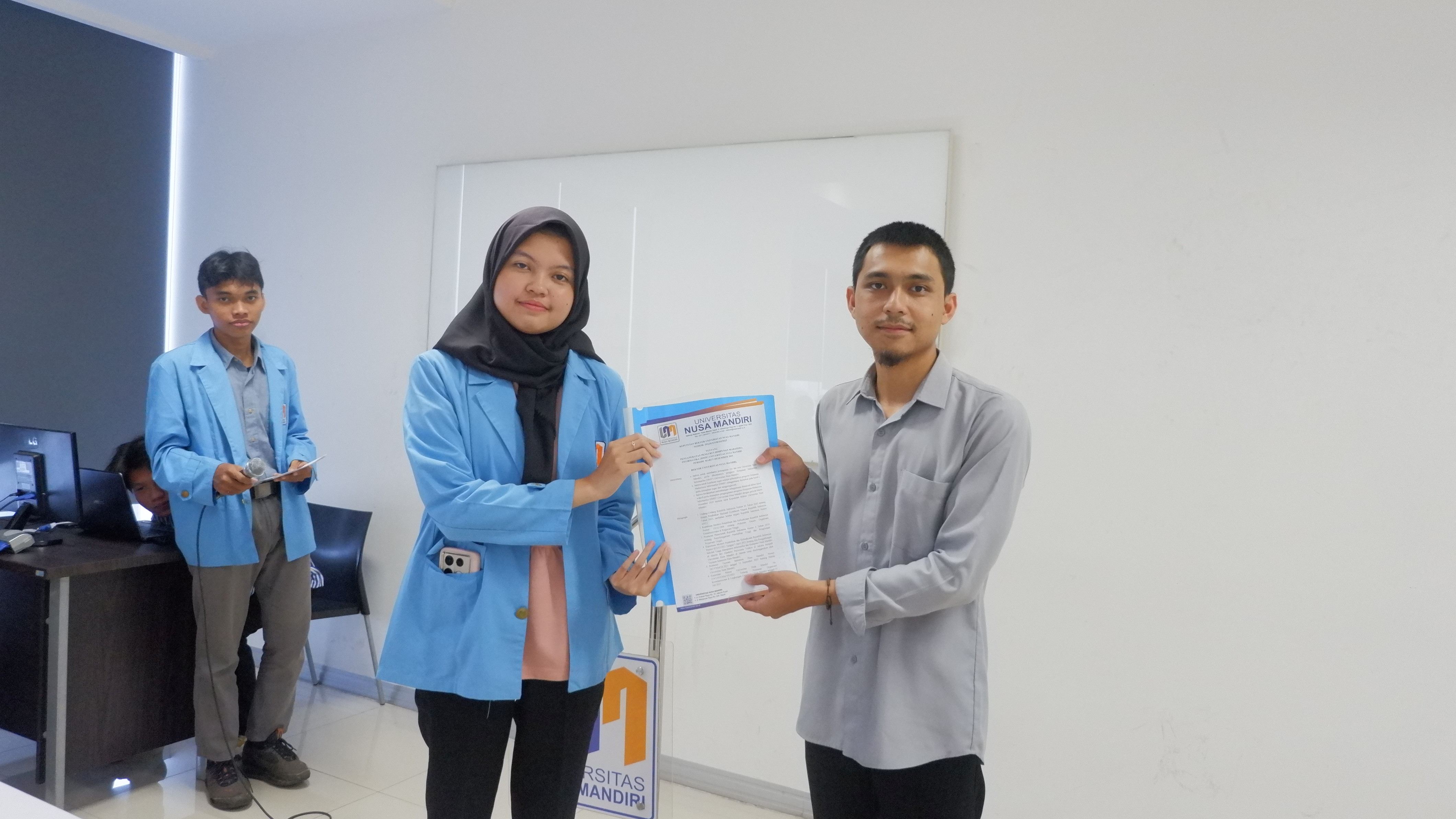 Sertijab Pengurus HMIF tahun 2025