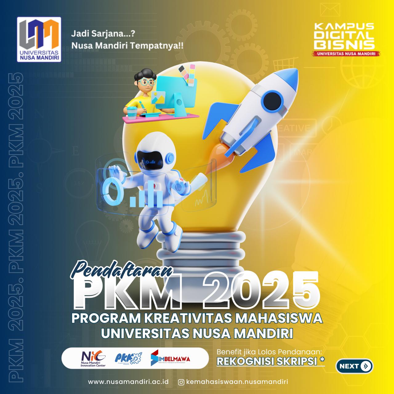 Sosialisasi Program Kreativitas Mahasiswa PKM 2025